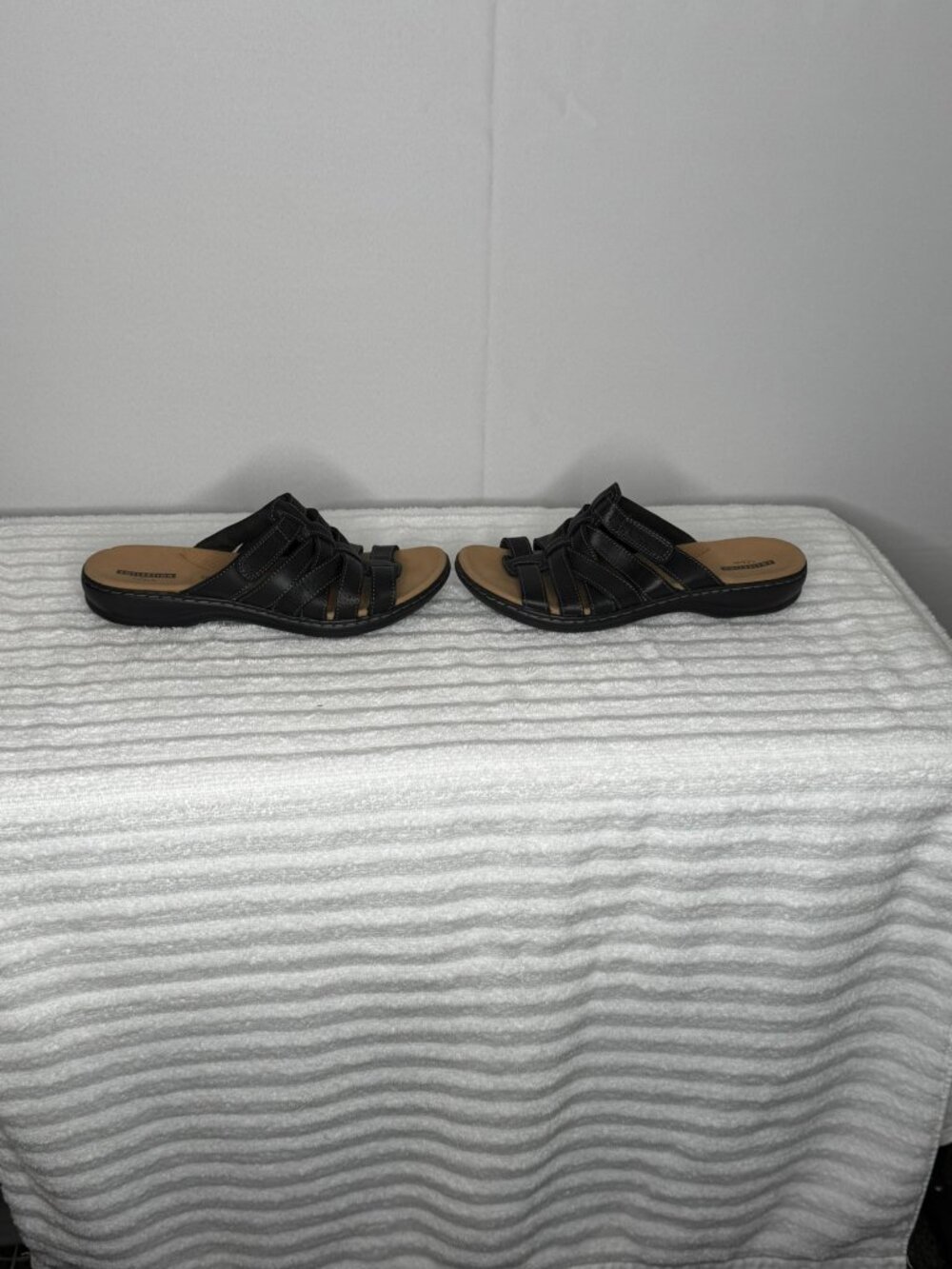 Collections by Clarks black slip on sandals - Picture 3 of 8